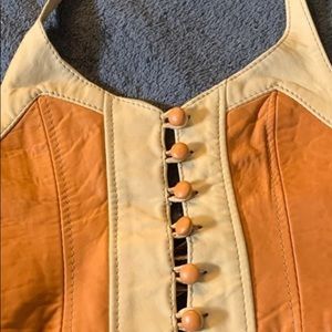 Genuine leather halter